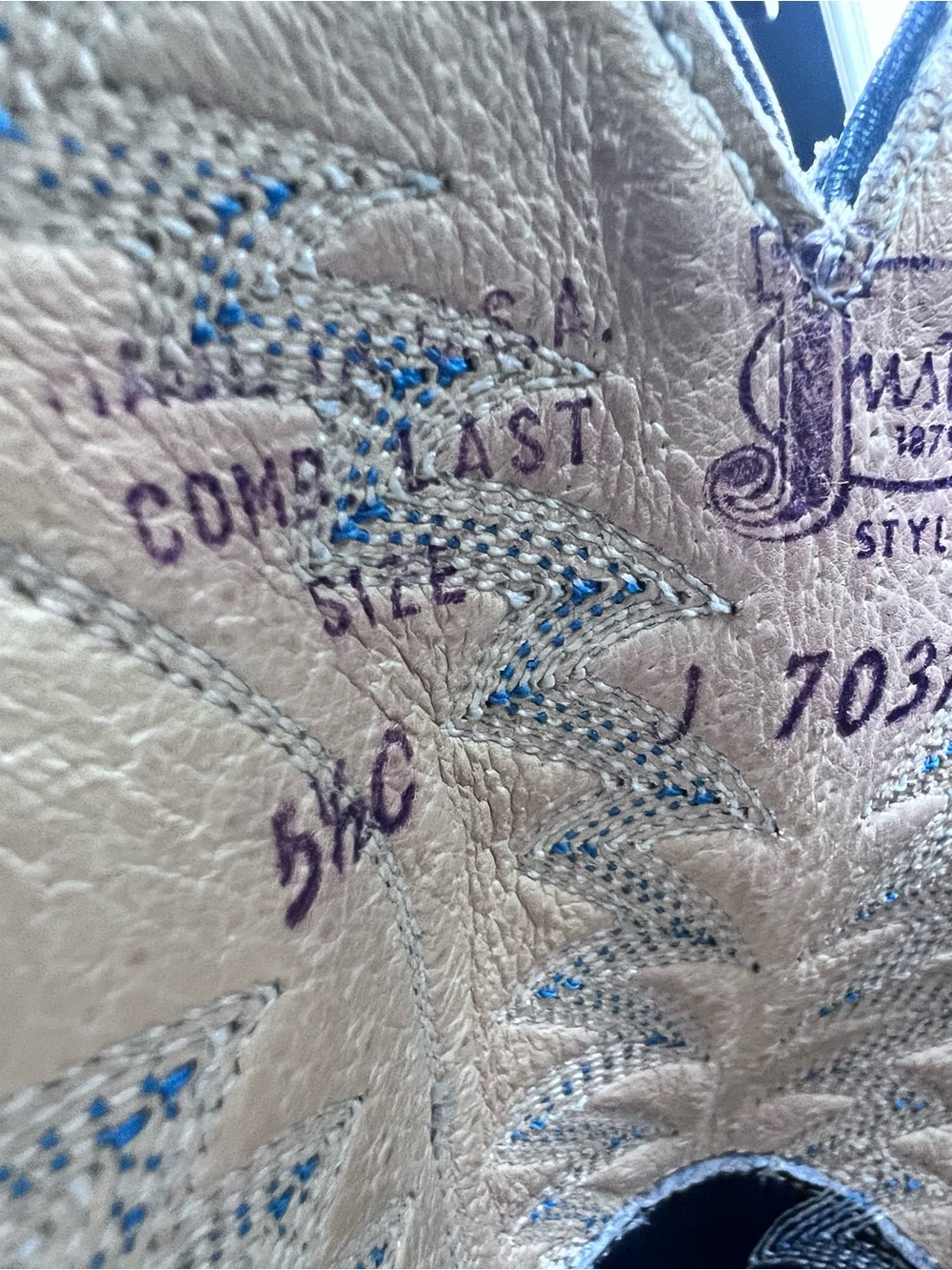 Vintage Justin cowgirl boots 5.5 C - Picture 9 of 10